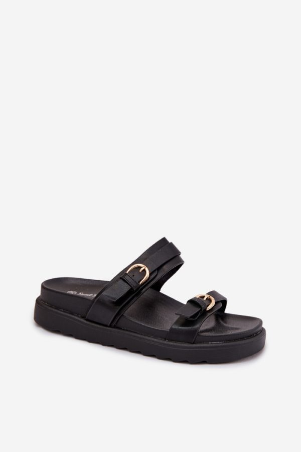 black Platform sandals model 225378 Step in style