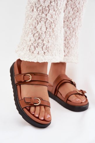 1117192 brown Platform sandals model 225379 Step in style