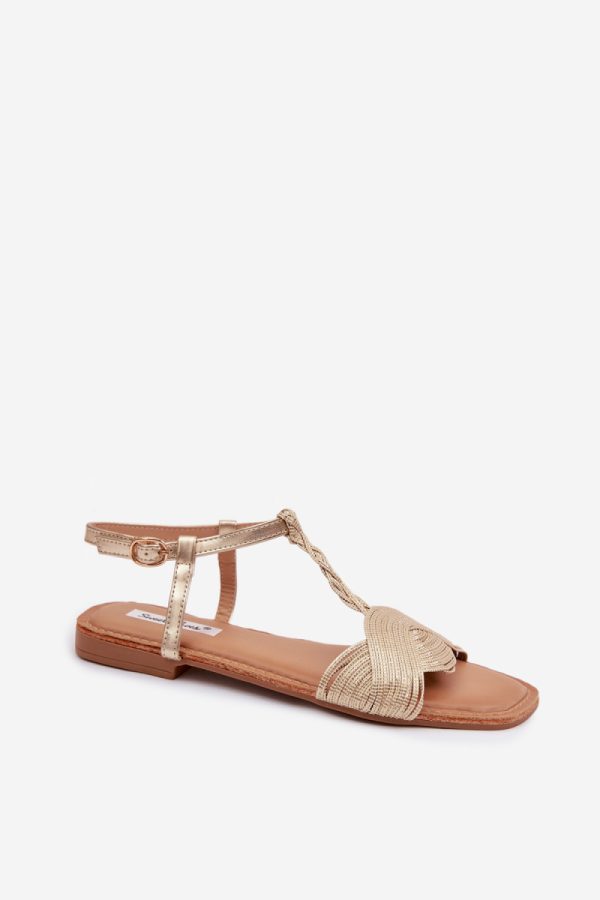 Yellow Sandals in Sandals & Flip-Flops For Women with Fabric, Footbed and Heel Height