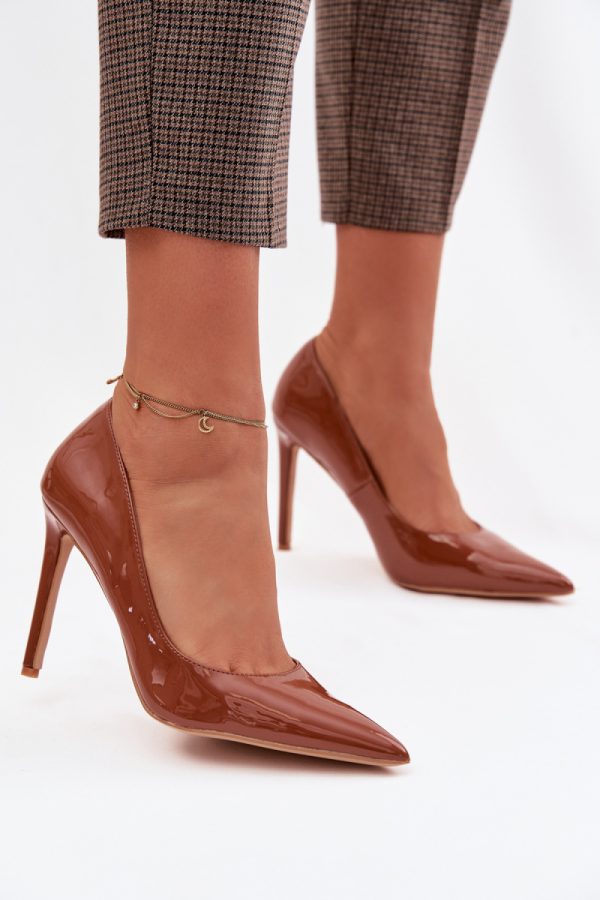 brown High heels model 225411 Step in style