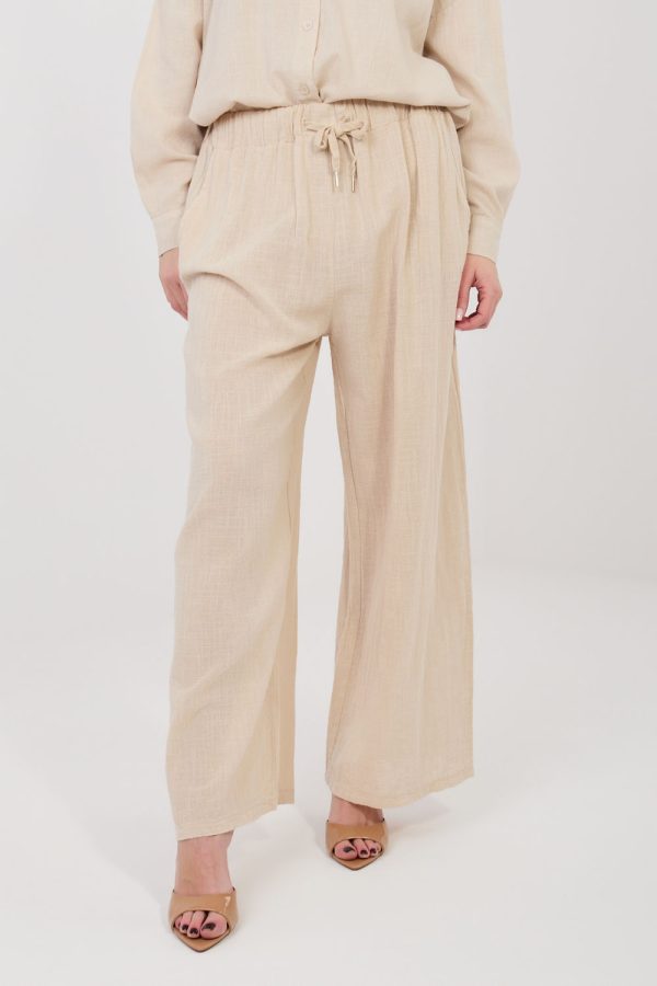 beige Women trousers model 225494 Italy Moda