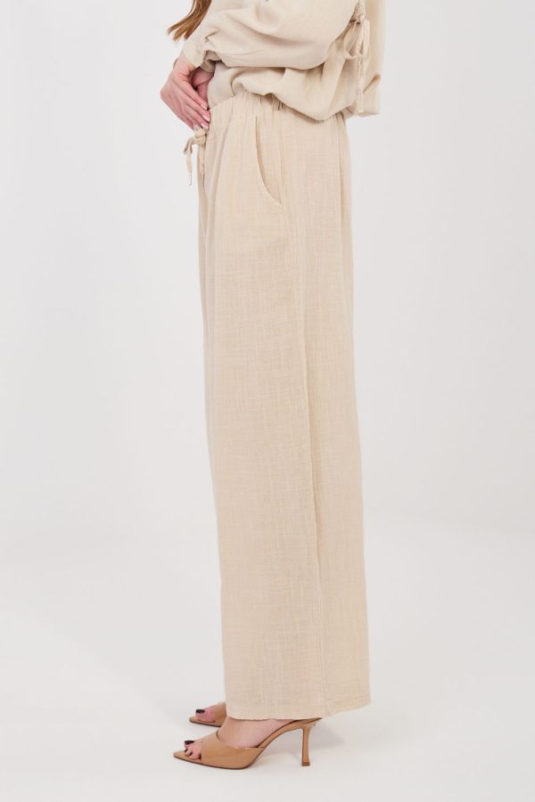 beige Women trousers model 225494 Italy Moda