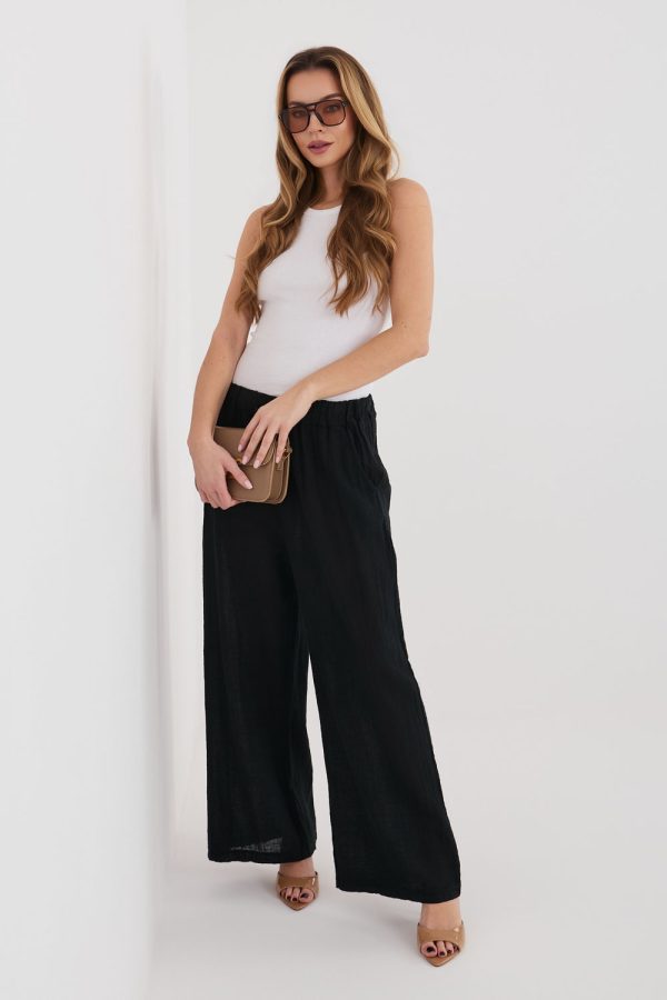 black Women trousers model 225495 Italy Moda