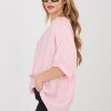 Pink Short Sleeve Shirt in Shirts For Women with Nylon and Viscose