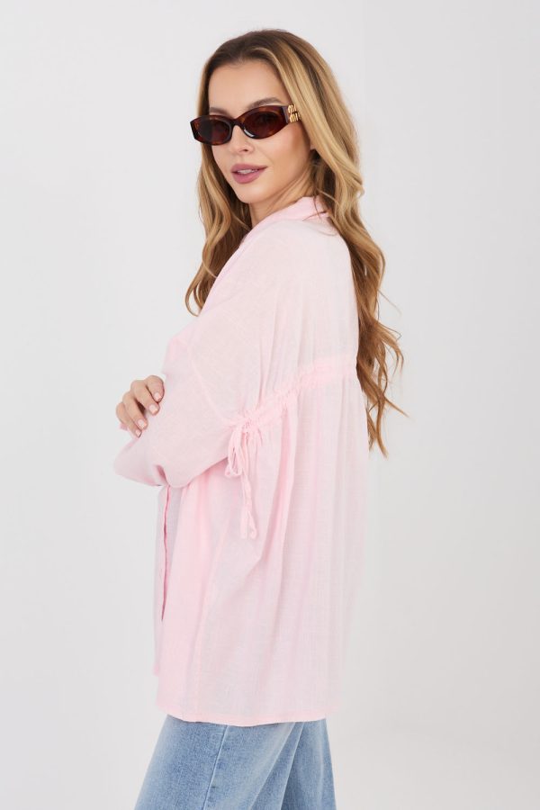 pink Long sleeve shirt model 225514 Italy Moda
