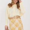 1117639 yellow Long sleeve shirt model 225515 Italy Moda