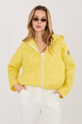 Yellow Jacket in Women`s Coats, Jackets with Polyester
