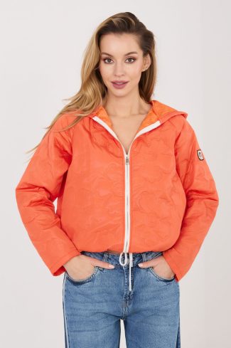 Orange Jacket in Women`s Coats, Jackets with Polyester