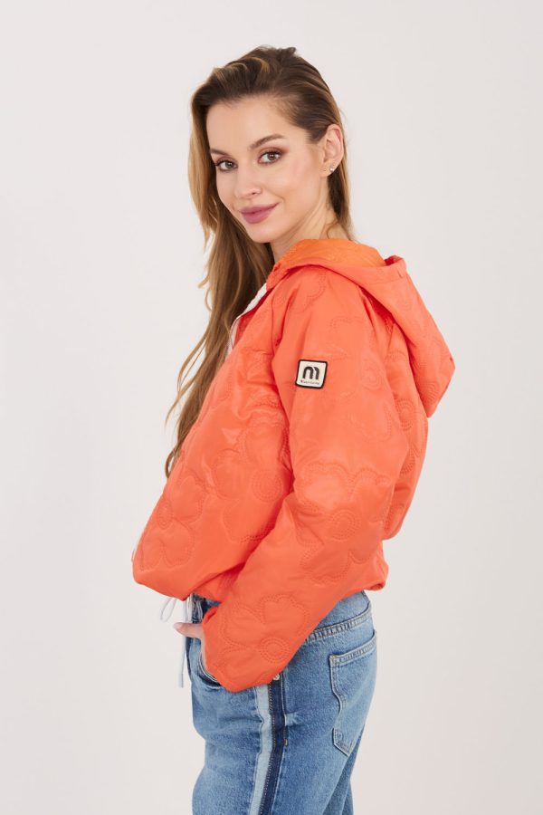 Orange Jacket in Women`s Coats, Jackets with Polyester