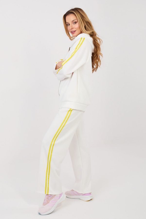 Beige Set in Pants, Trousers, Shorts with Spandex, Polyester and Viscose