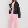 1117733 Pink Set in Pants, Trousers, Shorts with Spandex, Polyester and Viscose