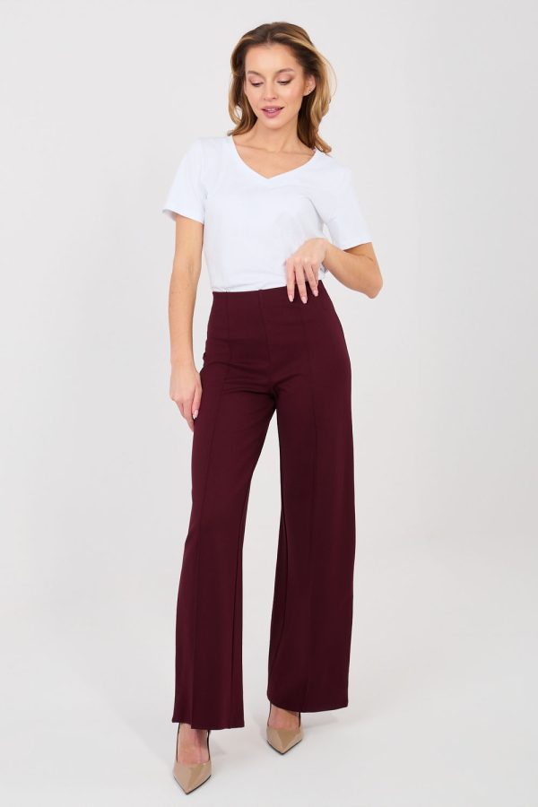 Violet Women's Pants in Pants, Trousers, Shorts with Spandex, Nylon and Viscose