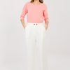 Beige Women Trousers in Pants, Trousers, Shorts with Spandex and Polyester
