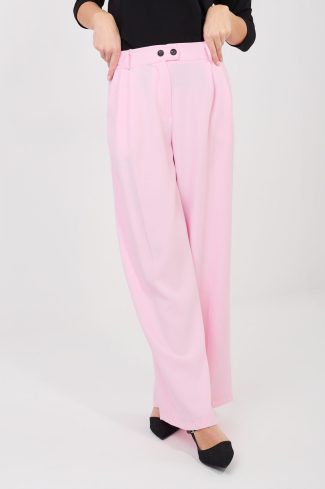 Pink Women's Pants in Pants, Trousers, Shorts with Spandex and Polyester