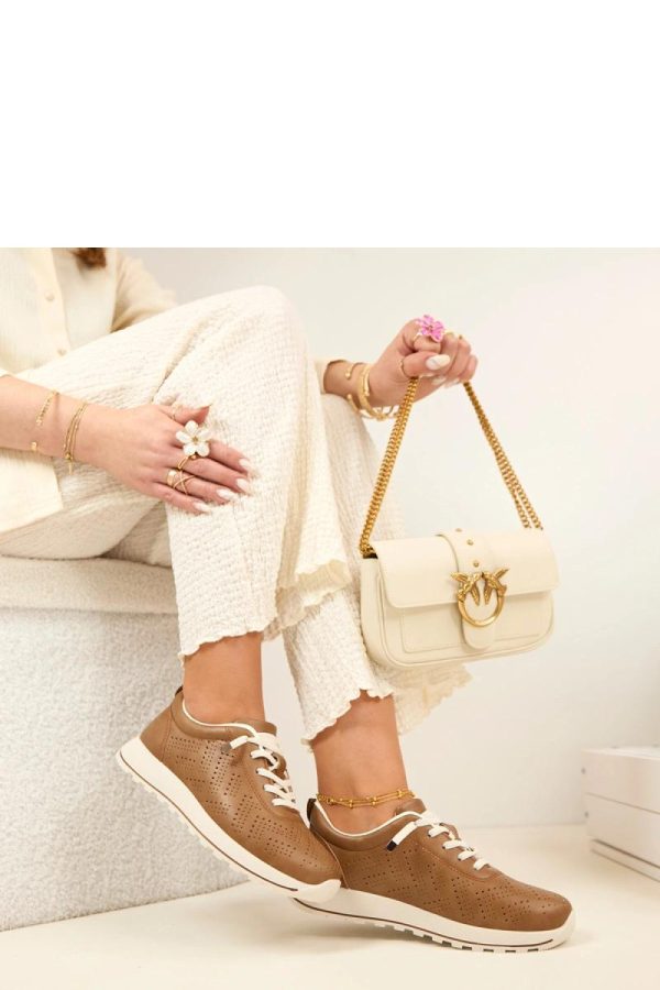 Brown Sport Shoes....Fabric, Footbed and Sole Height
