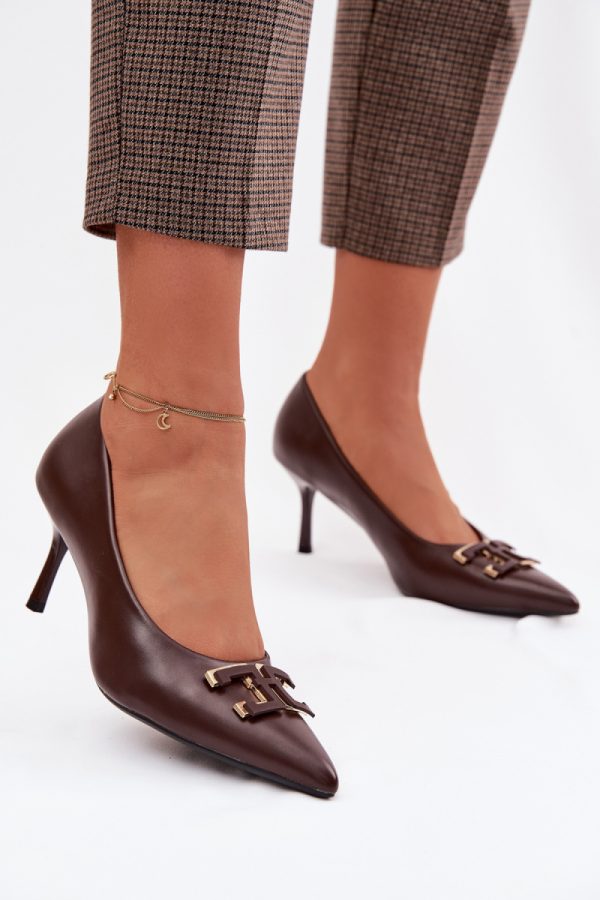 brown High heels model 225606 Step in style