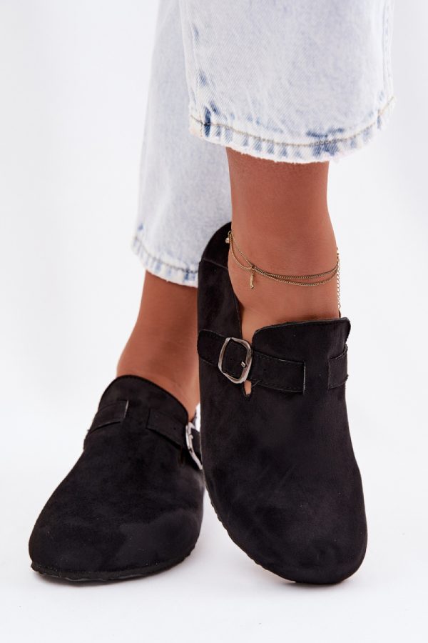 black Half shoes model 225613 Step in style