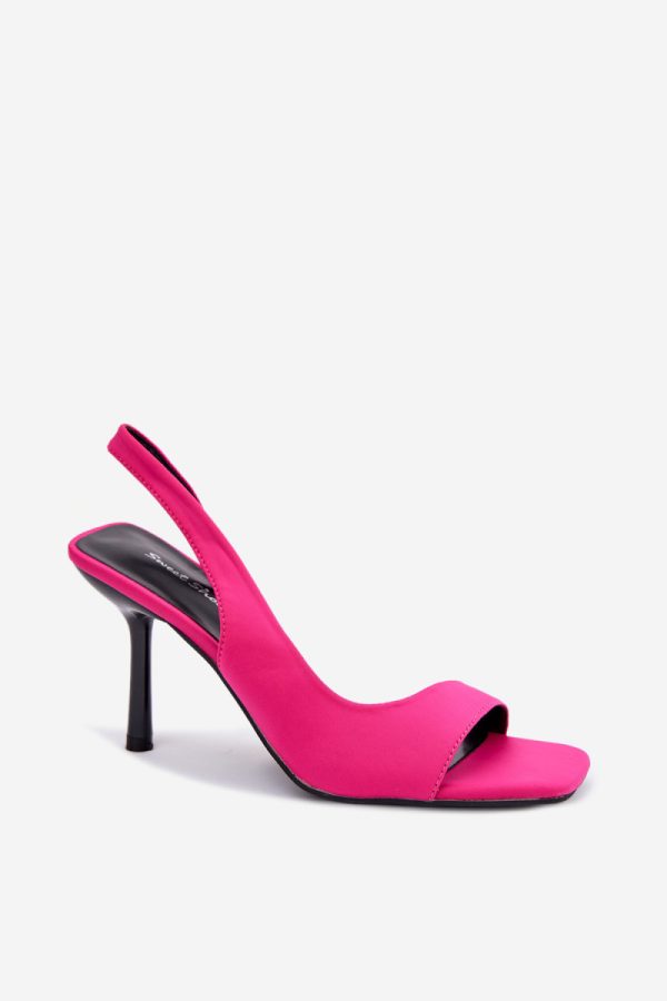 pink Heel sandals model 225629 Step in style