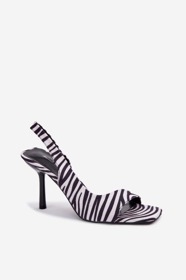 black Heel sandals model 225630 Step in style