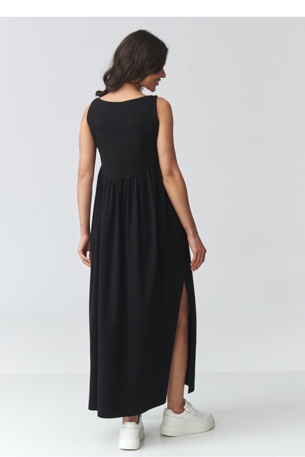 Black Daydress in Day Dresses with Cotton and Spandex