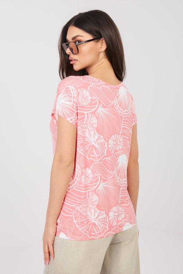 Pink Blouse in Women`s Blouses, Tunics with Viscose