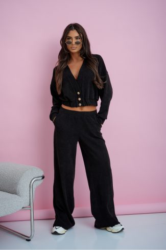 Black Set.Cotton and Spandex