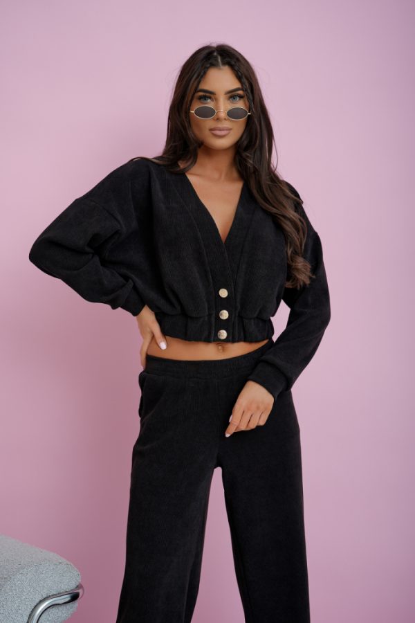 Black Set.Cotton and Spandex