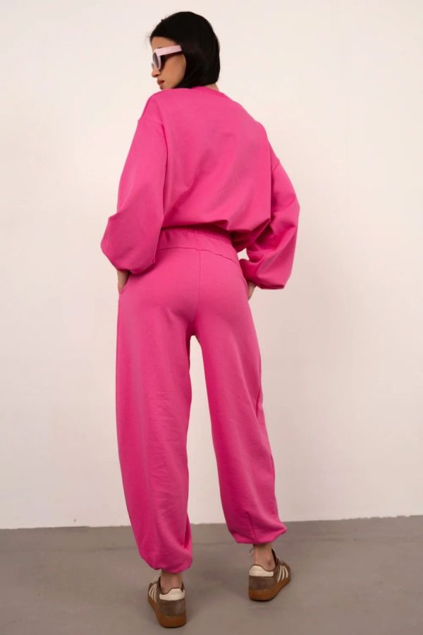 Violet Set in Pants, Trousers, Shorts with Cotton and Spandex