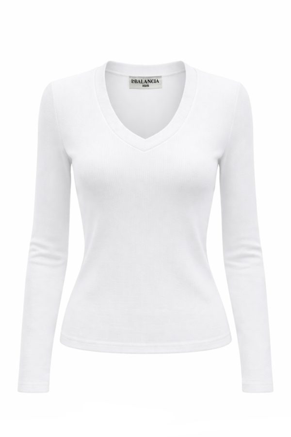 Beige Blouse in Women`s Blouses, Tunics with Cotton and Spandex