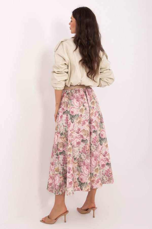 pink Skirt model 225834 Rue Paris