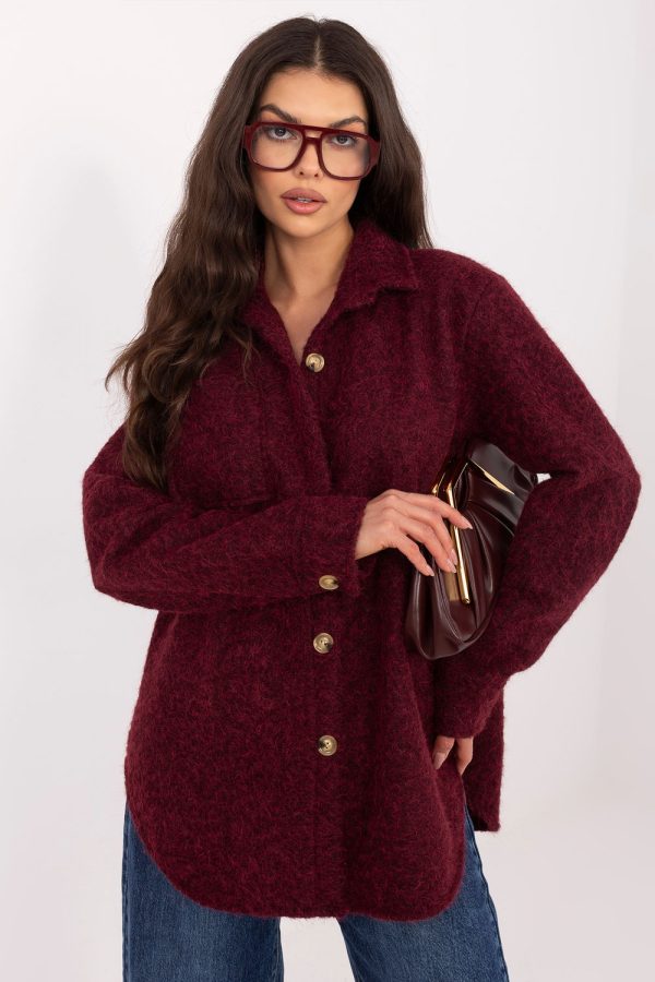 Red Jacket in Women`s Coats, Jackets with Spandex, Polyester and Viscose