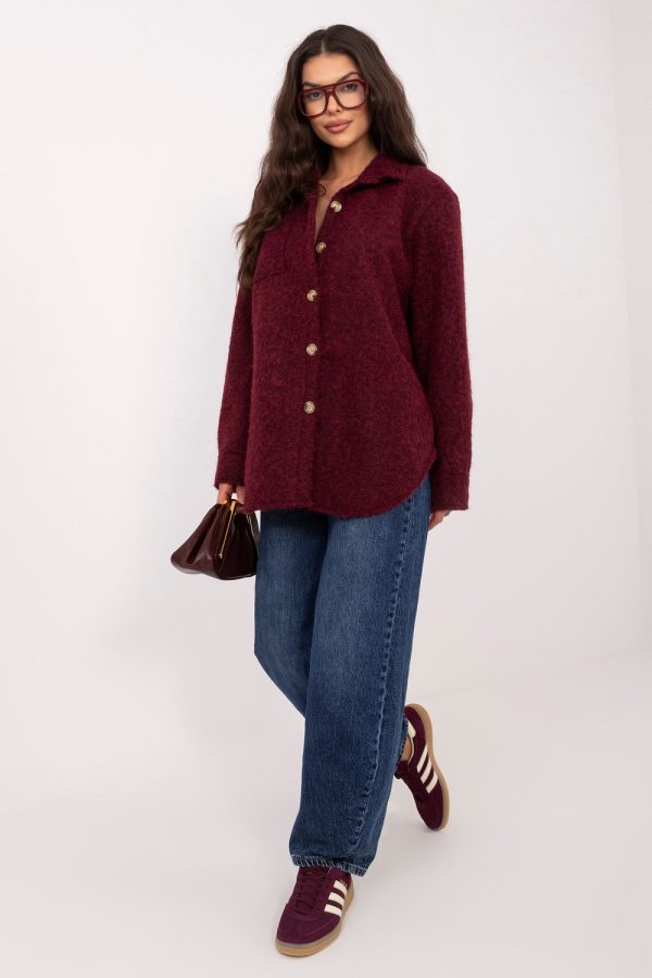 Red Jacket in Women`s Coats, Jackets with Spandex, Polyester and Viscose