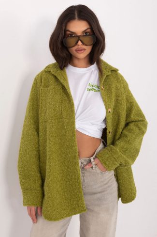 Green Jacket in Women`s Coats, Jackets of Spandex, Polyester and Viscose for Adult Women from Oomph! 225840