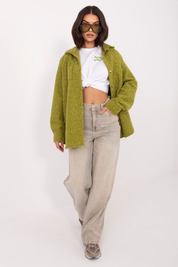 Green Jacket in Women`s Coats, Jackets of Spandex, Polyester and Viscose for Adult Women from Oomph! 225840