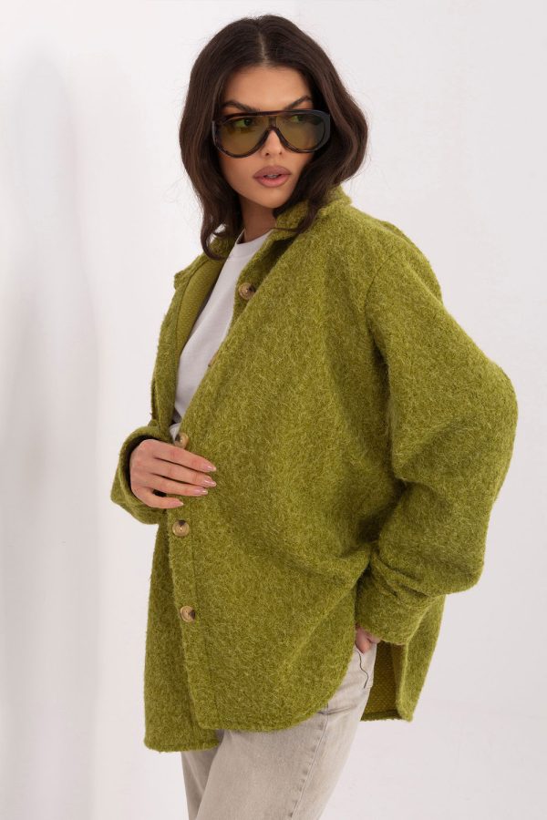 Green Jacket in Women`s Coats, Jackets of Spandex, Polyester and Viscose for Adult Women from Oomph! 225840