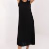 Black Daydress in Day Dresses with Polyester and Viscose