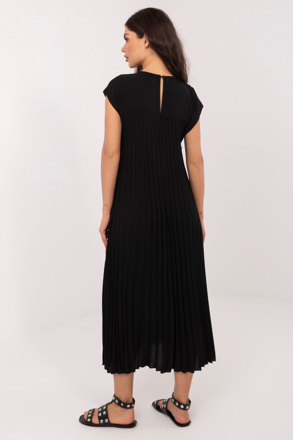 Black Daydress in Day Dresses with Polyester and Viscose