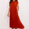 Orange Daydress in Day Dresses with Polyester and Viscose