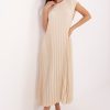 Beige Daydress in Day Dresses with Polyester and Viscose