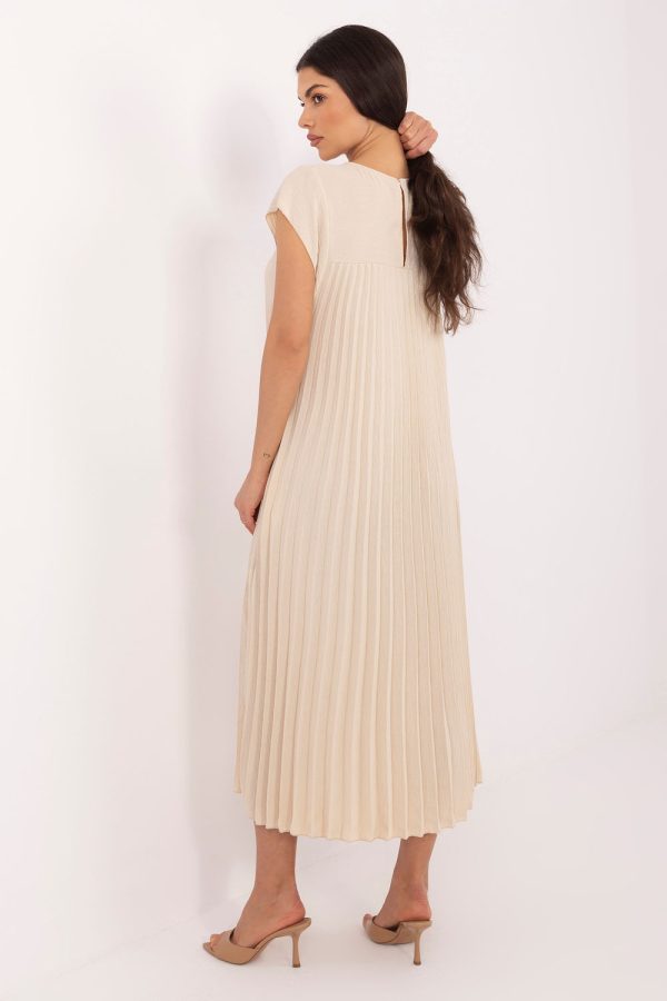Beige Daydress in Day Dresses with Polyester and Viscose