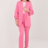 Pink Set in Pants, Trousers, Shorts with Spandex and Polyamide
