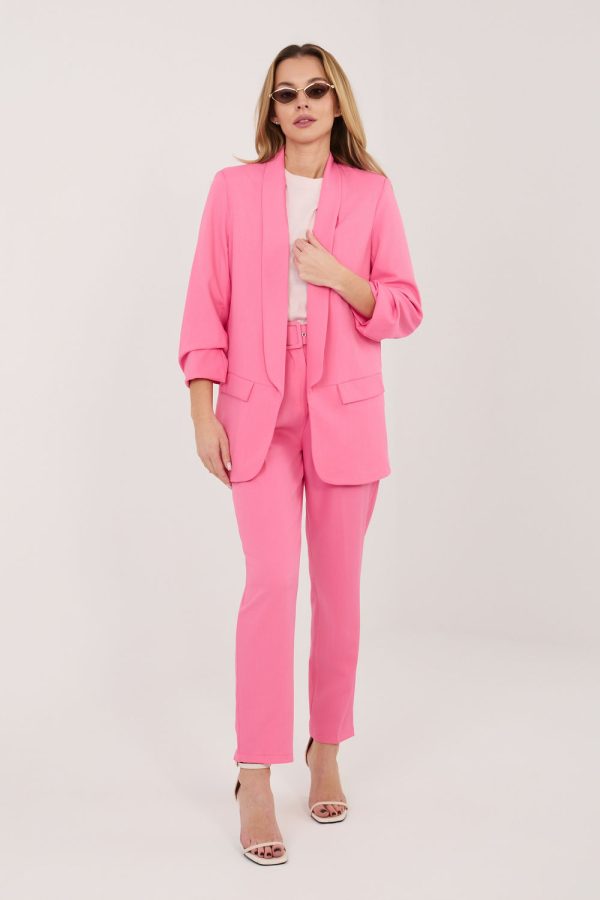 Pink Set in Pants, Trousers, Shorts with Spandex and Polyamide