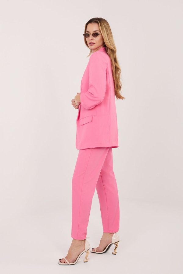Pink Set in Pants, Trousers, Shorts with Spandex and Polyamide