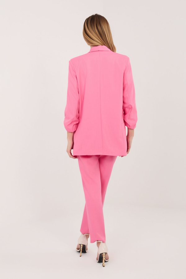 Pink Set in Pants, Trousers, Shorts with Spandex and Polyamide