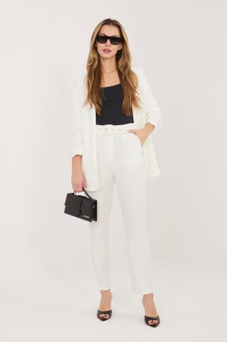 Beige Set in Pants, Trousers, Shorts with Spandex and Polyamide
