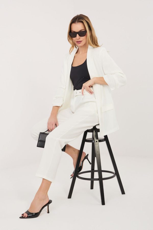 Beige Set in Pants, Trousers, Shorts with Spandex and Polyamide