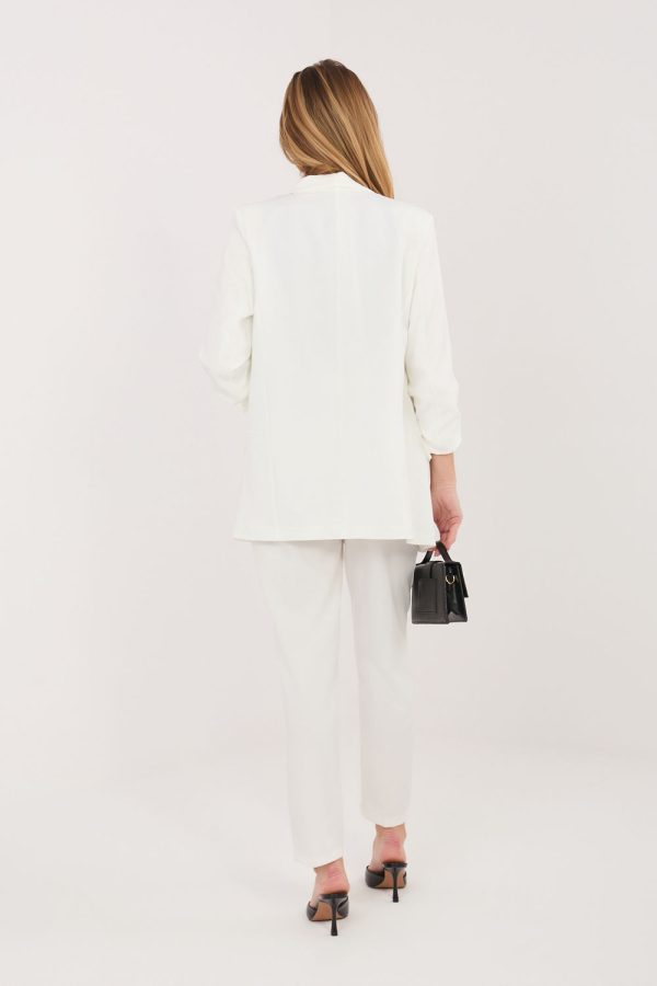 Beige Set in Pants, Trousers, Shorts with Spandex and Polyamide