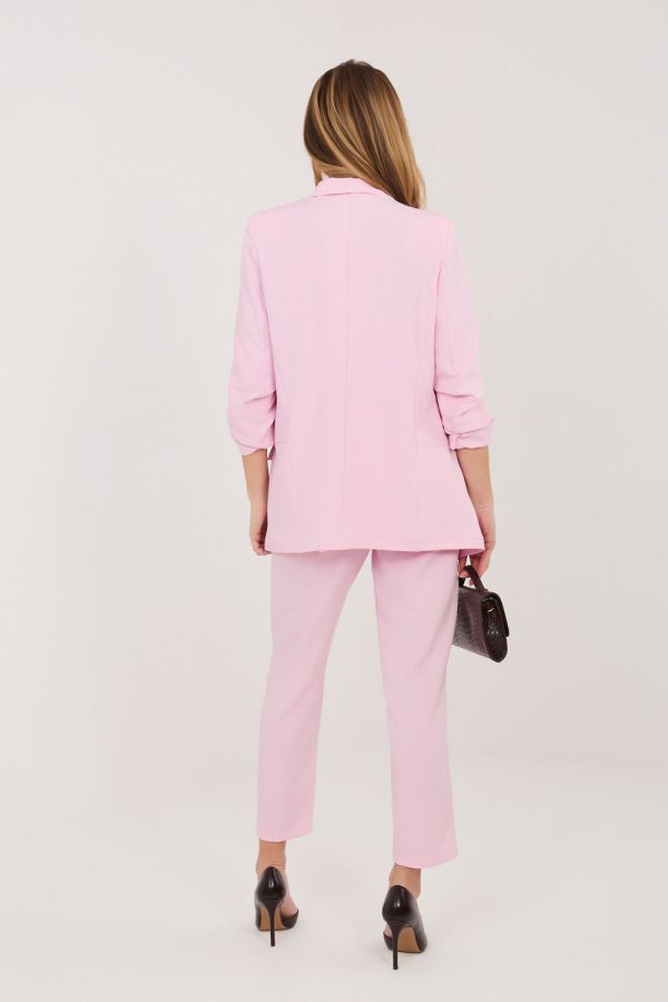 Pink Set in Pants, Trousers, Shorts with Spandex and Polyamide