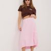 Pink Skirt in Skirts with Cotton and Spandex