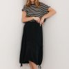1118875 Black Skirt in Skirts with Cotton and Spandex